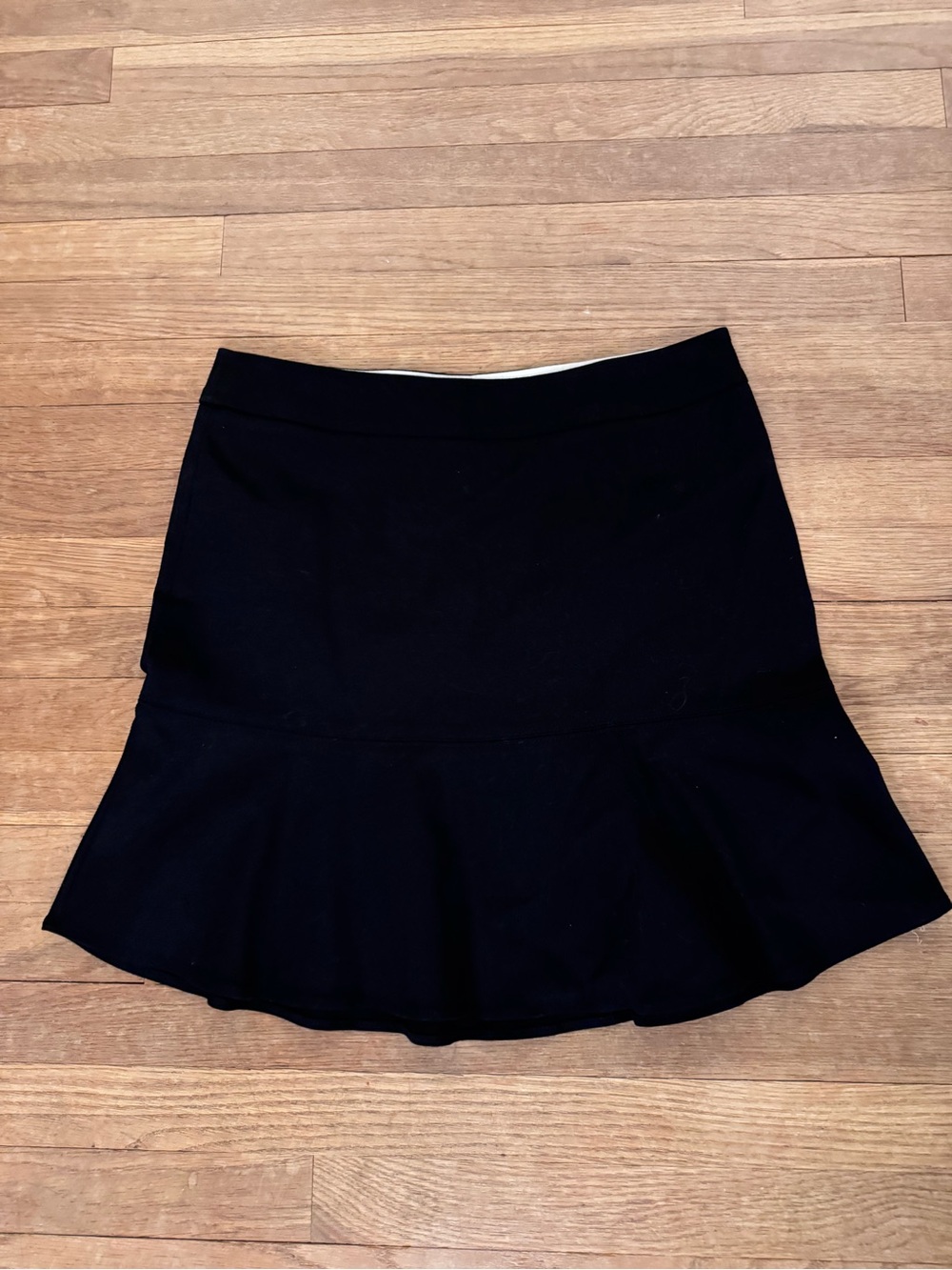 Gap Women's Black Drop Waist Ruffle Hem Mini Skirt - Size 12
 b23